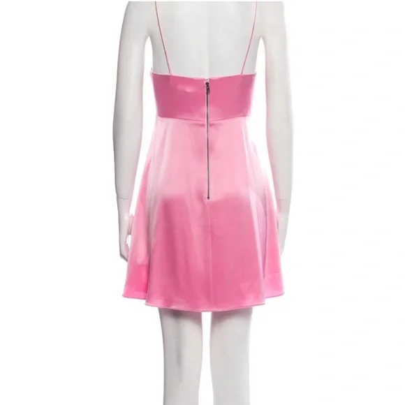 Alice and Olivia - Pink Silk Mini Dress (size 0) - Picture 2 of 5